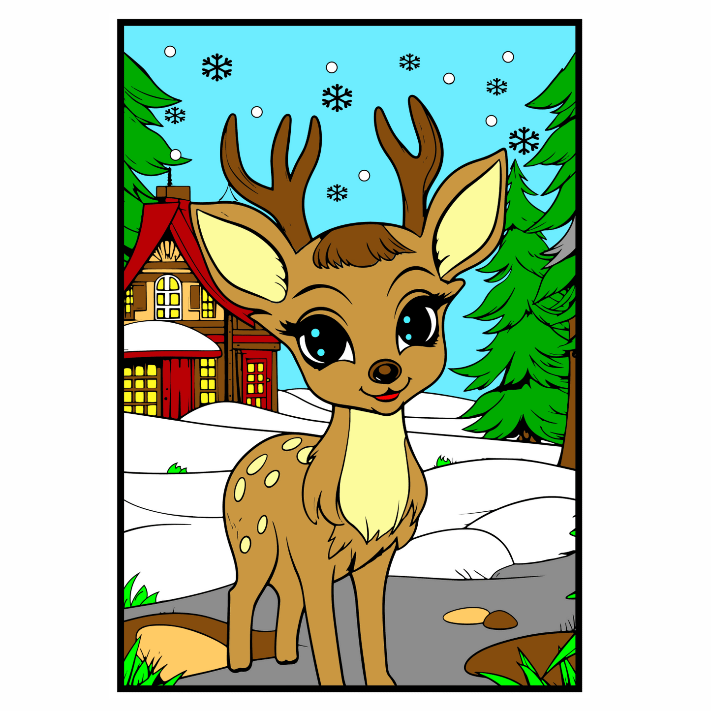 Christmas baby rudolf