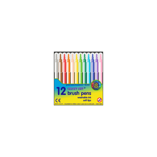 12 brush pens