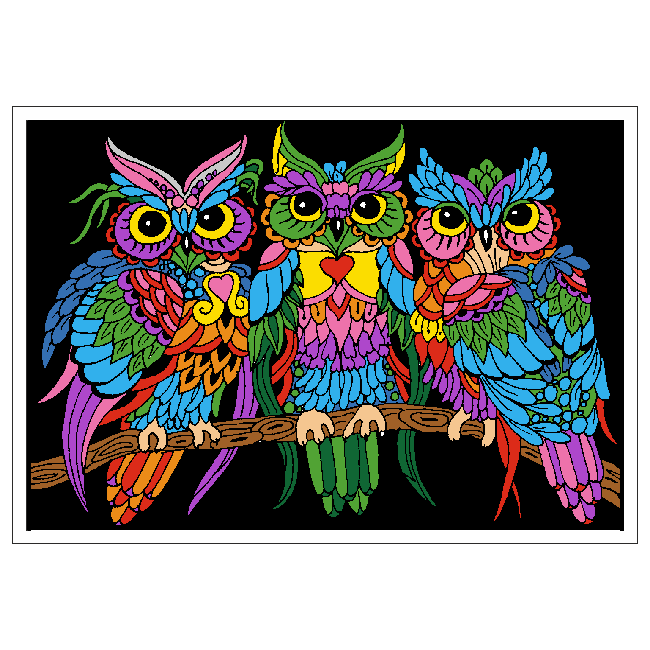 Three Owls image